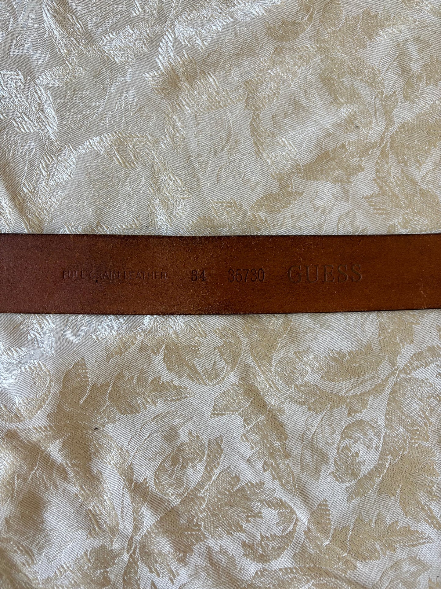Vintage Guess embossed leather belt