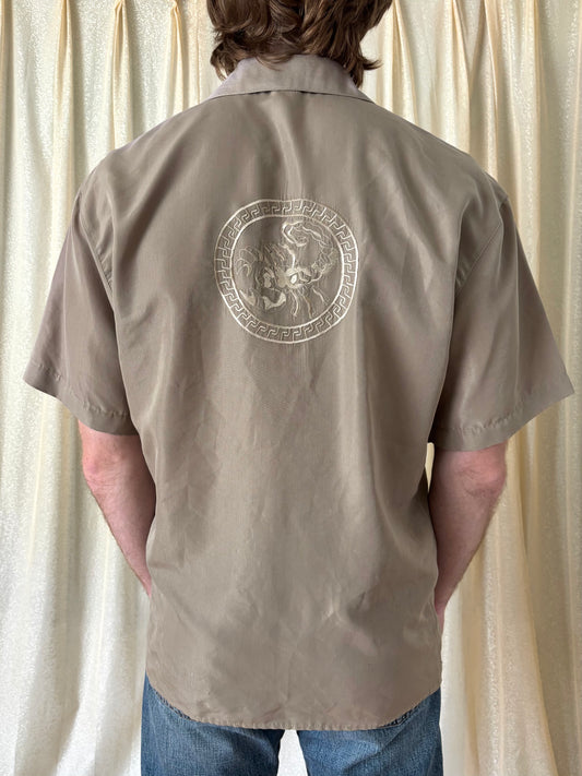 Western scorpion button-down