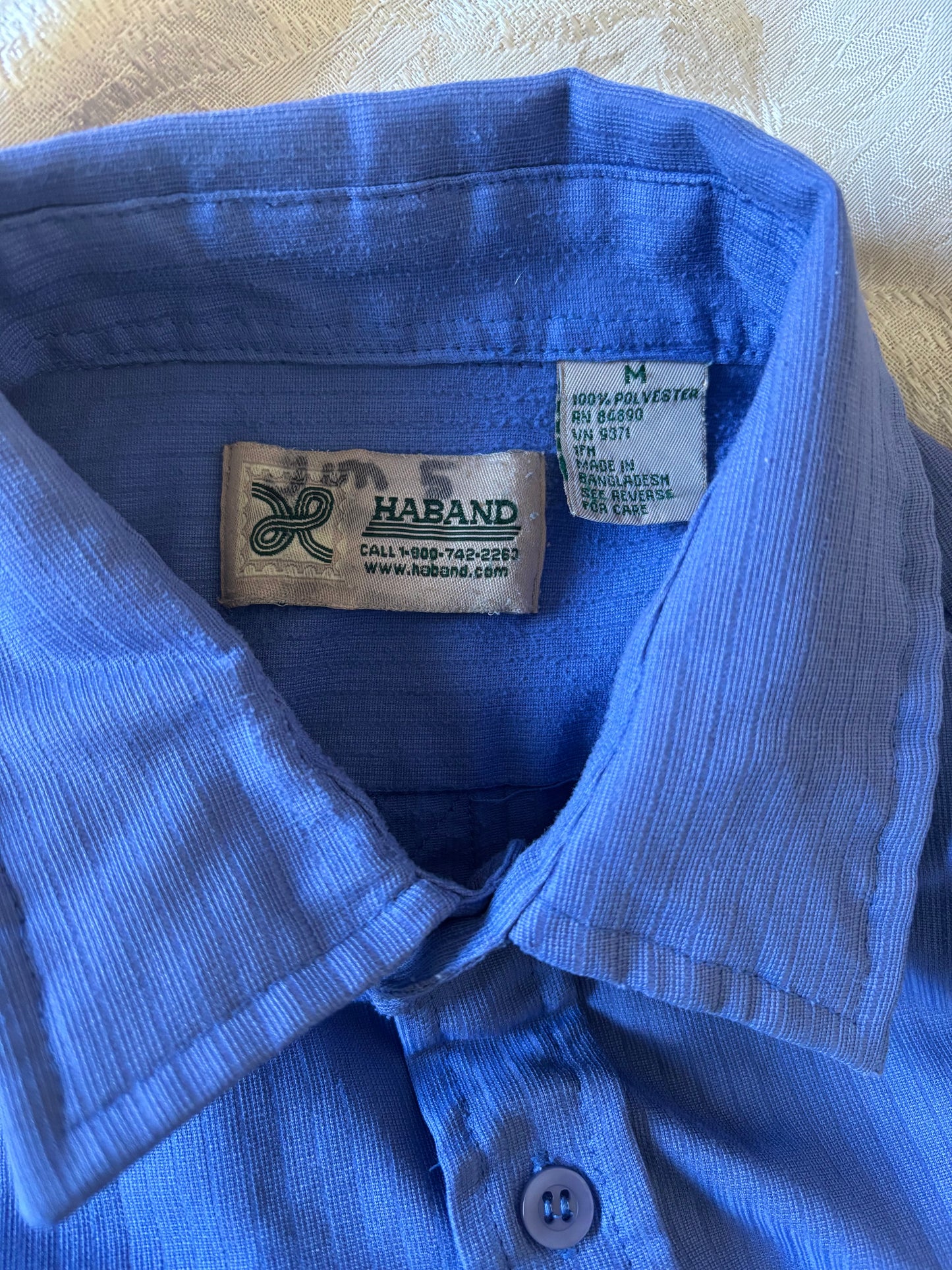 Vintage short-sleeved button-down