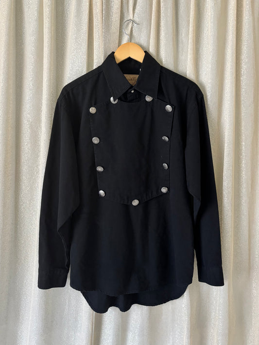 Sully cotton Western bib shirt