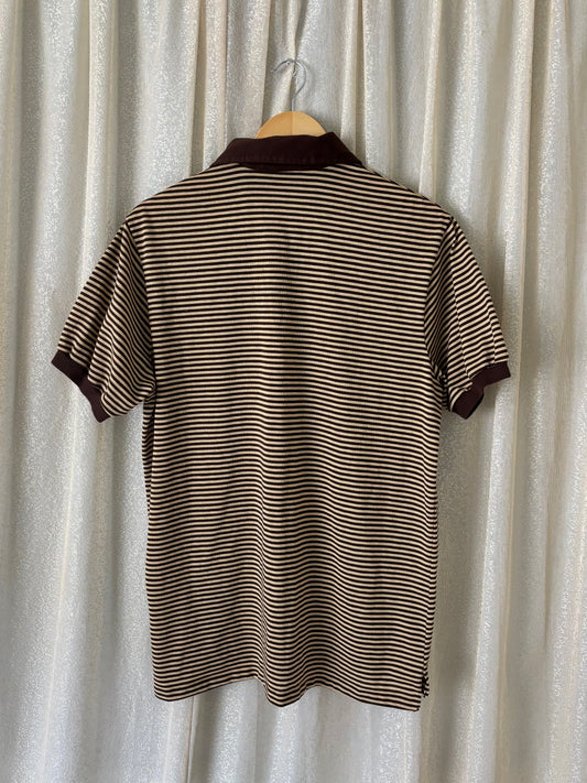 70s striped Hang Ten polo