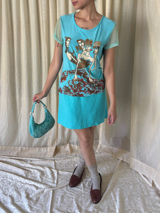 Caché four beaded ladies top