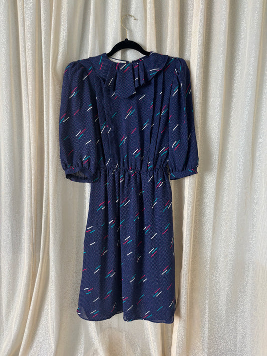 80s vintage sheer dress