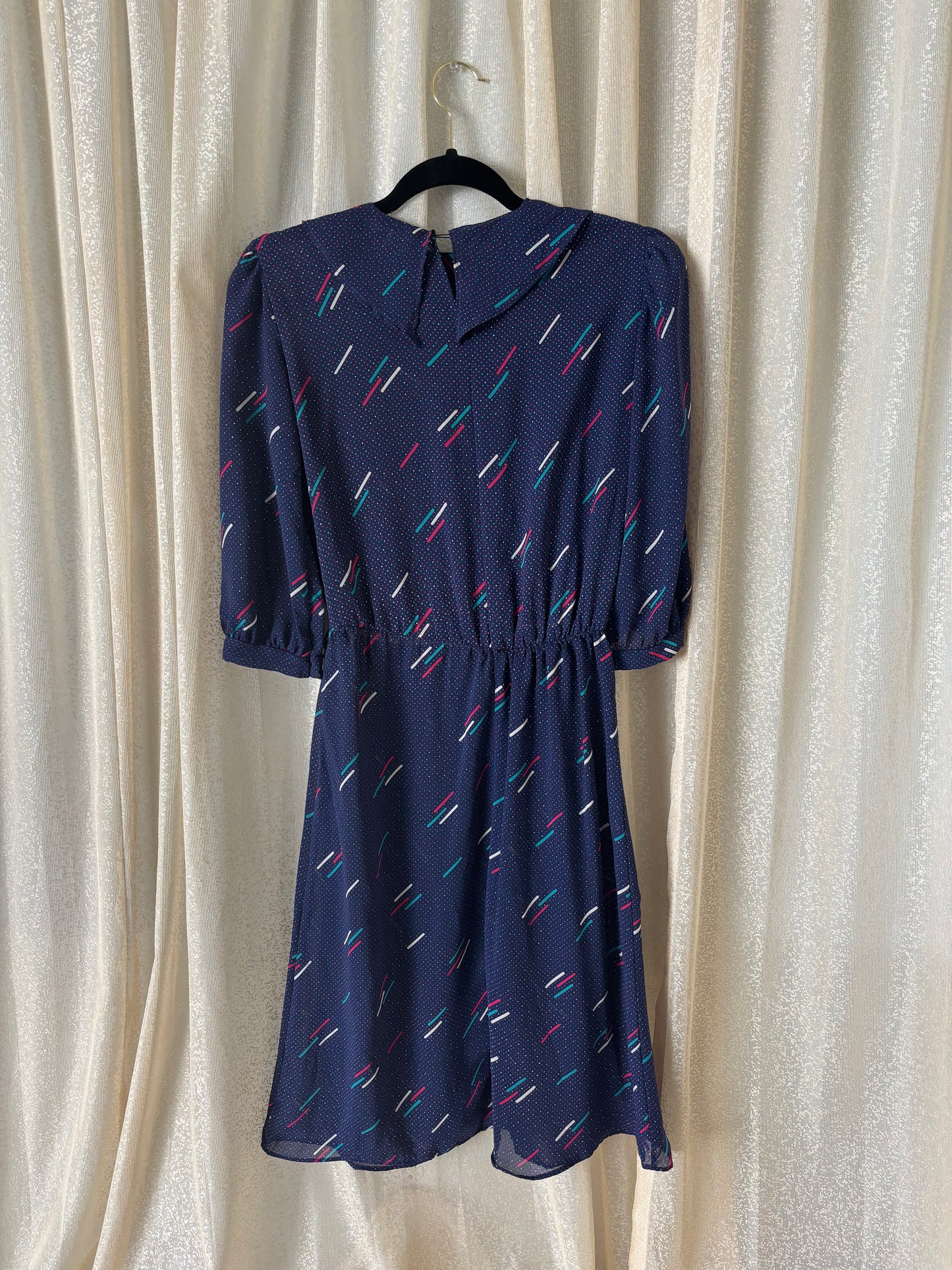 80s vintage sheer dress