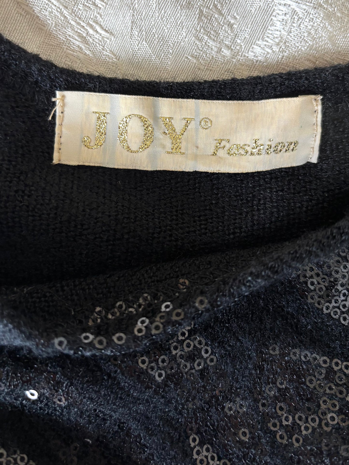 Fringe sequin sweater poncho