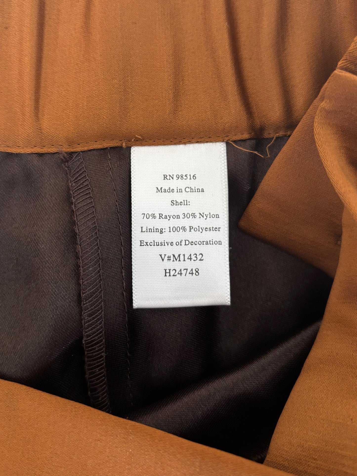 Autumnal velvet midi skirt