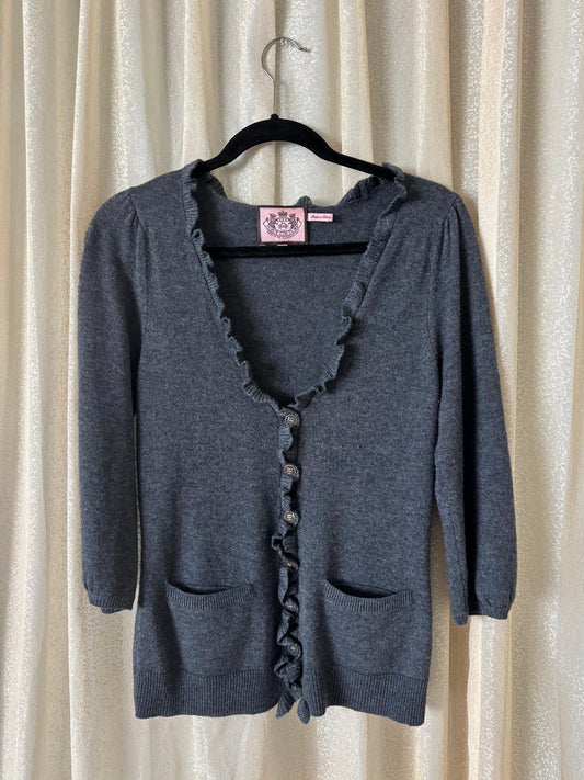 Juicy Couture ruffle cardigan