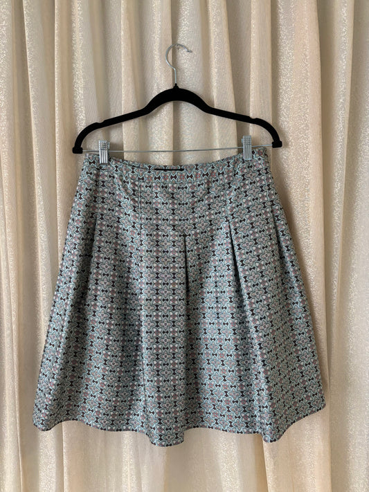 Silk patterned petticoat skirt