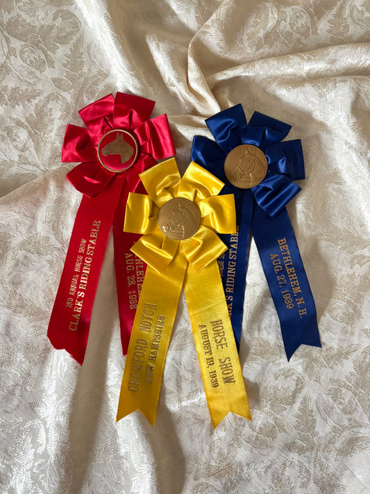 Vintage Annual Horse Show ribbons