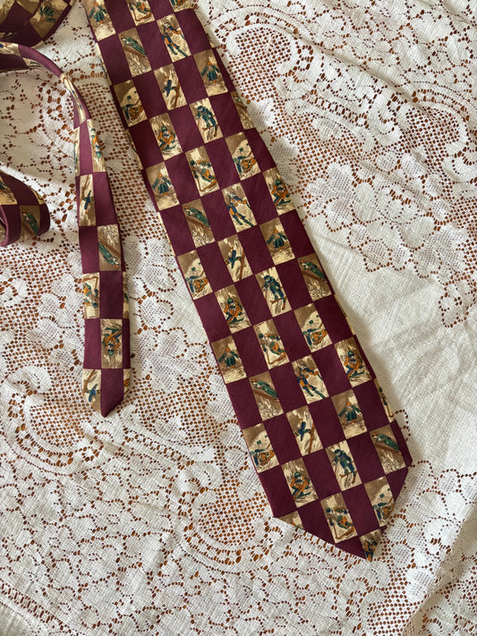 Vintage ski tie