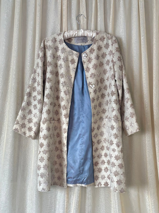 Velvet floral star coat