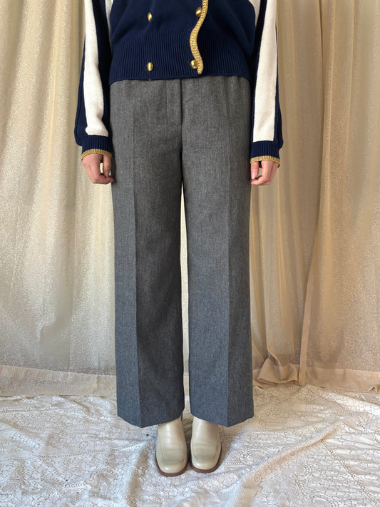 Vintage grey wool trousers
