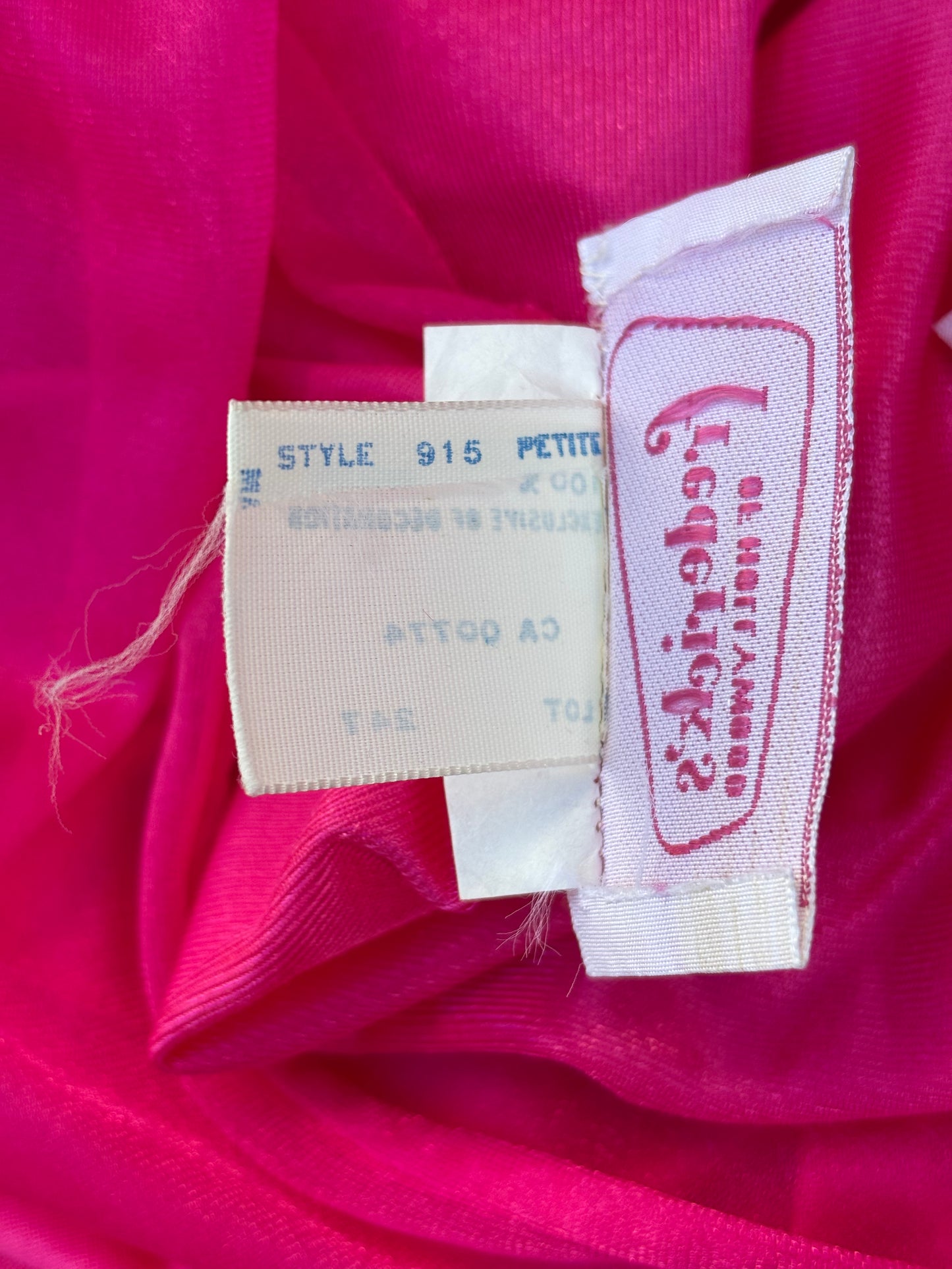 70s Frederick's hot pink robe/dress