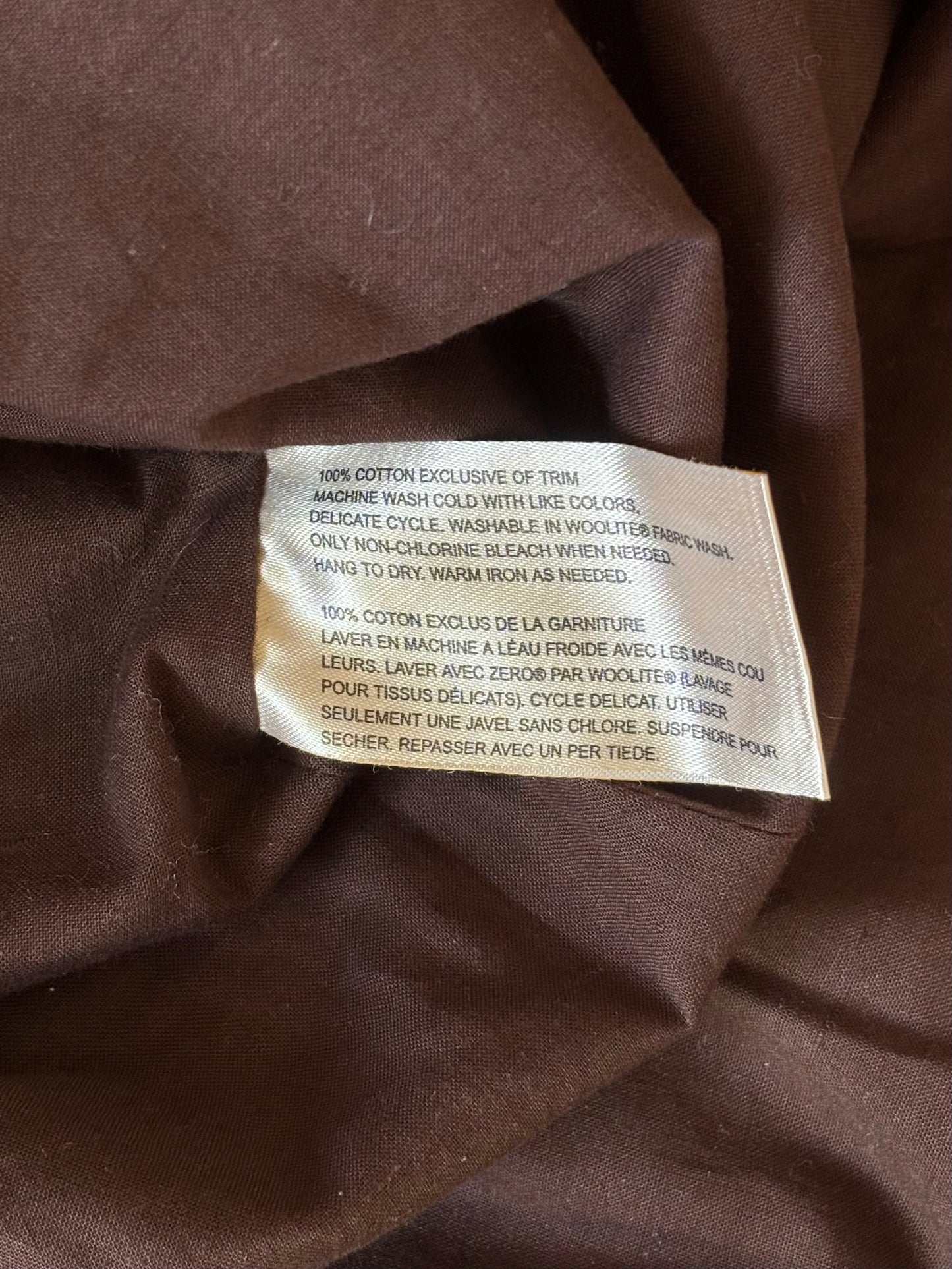 00s cotton cross-stitched Western square dance skirt