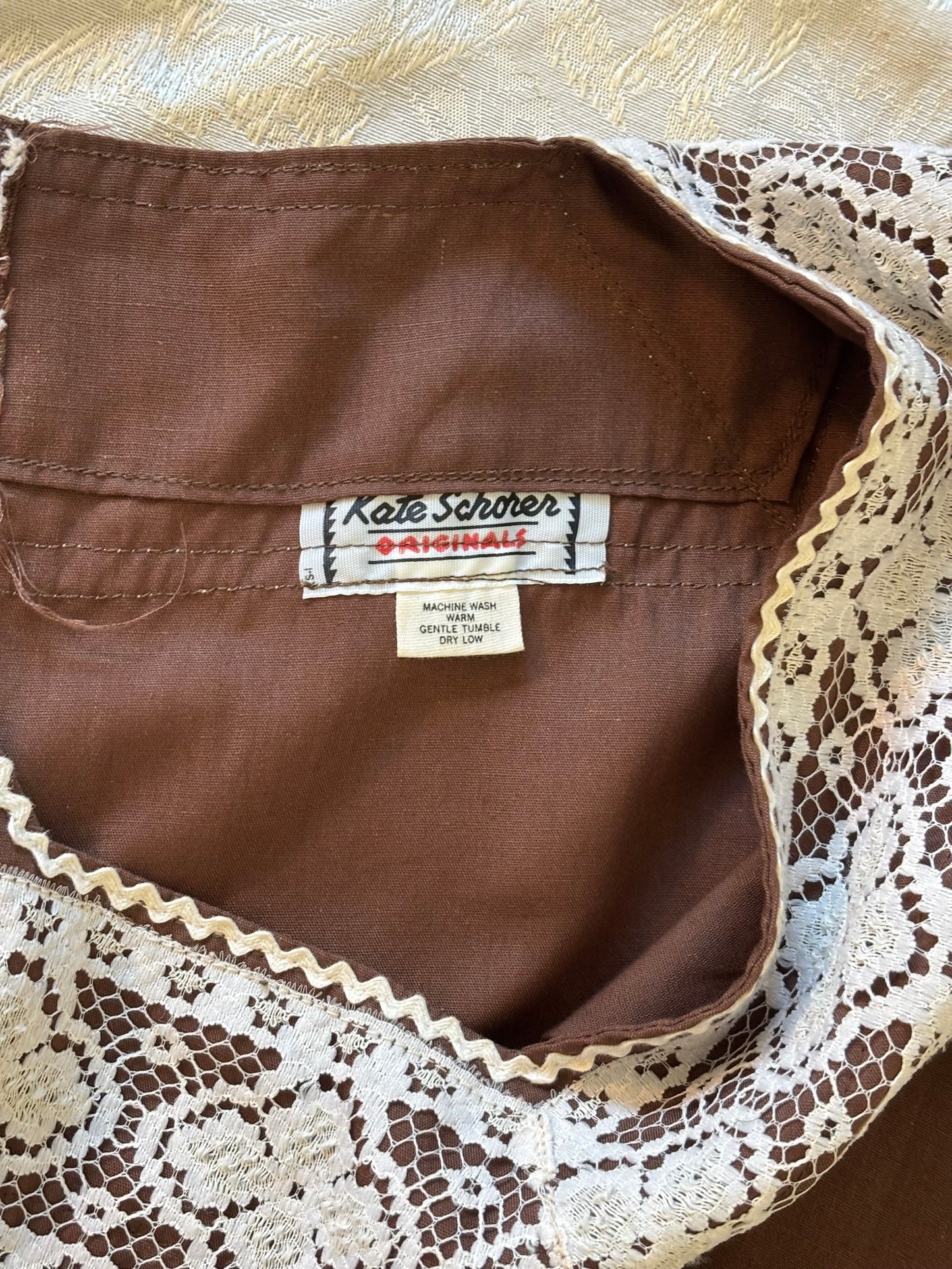 70s western square dance prairie dress