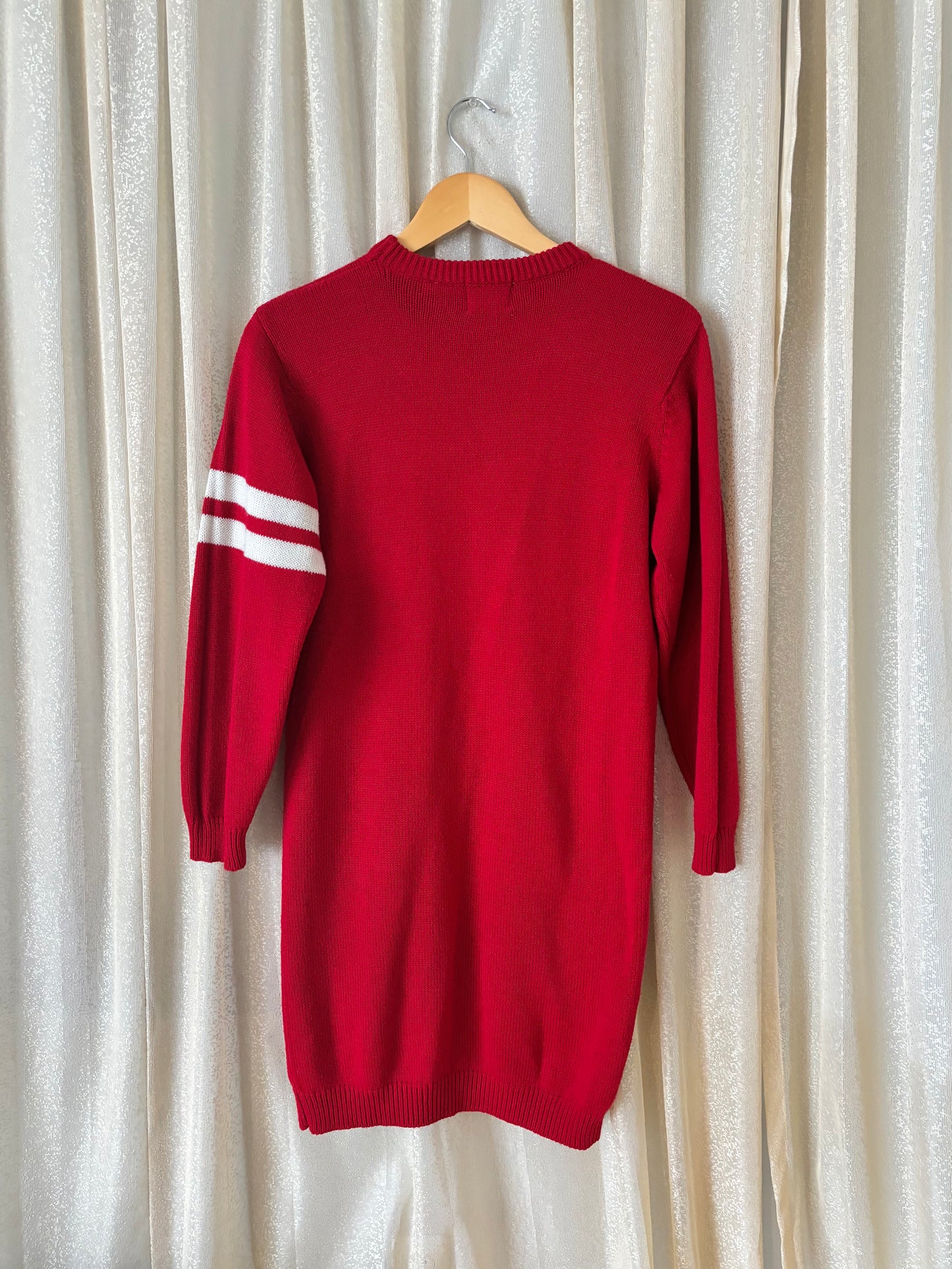Vintage varsity knit dress
