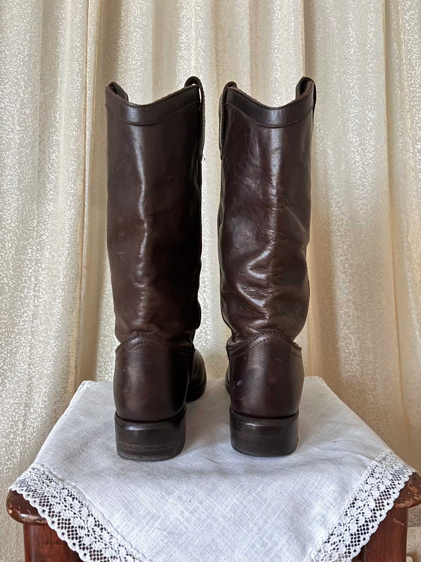 Sonora brown leather boots