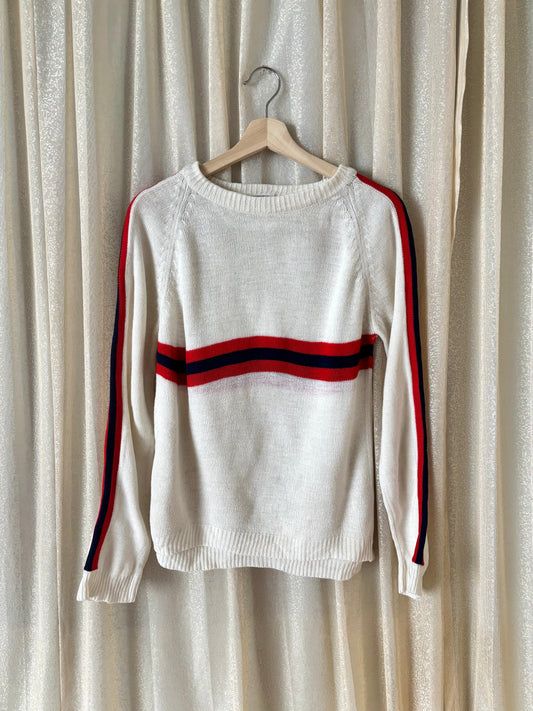 Vintage JCPenney acrylic striped sweater