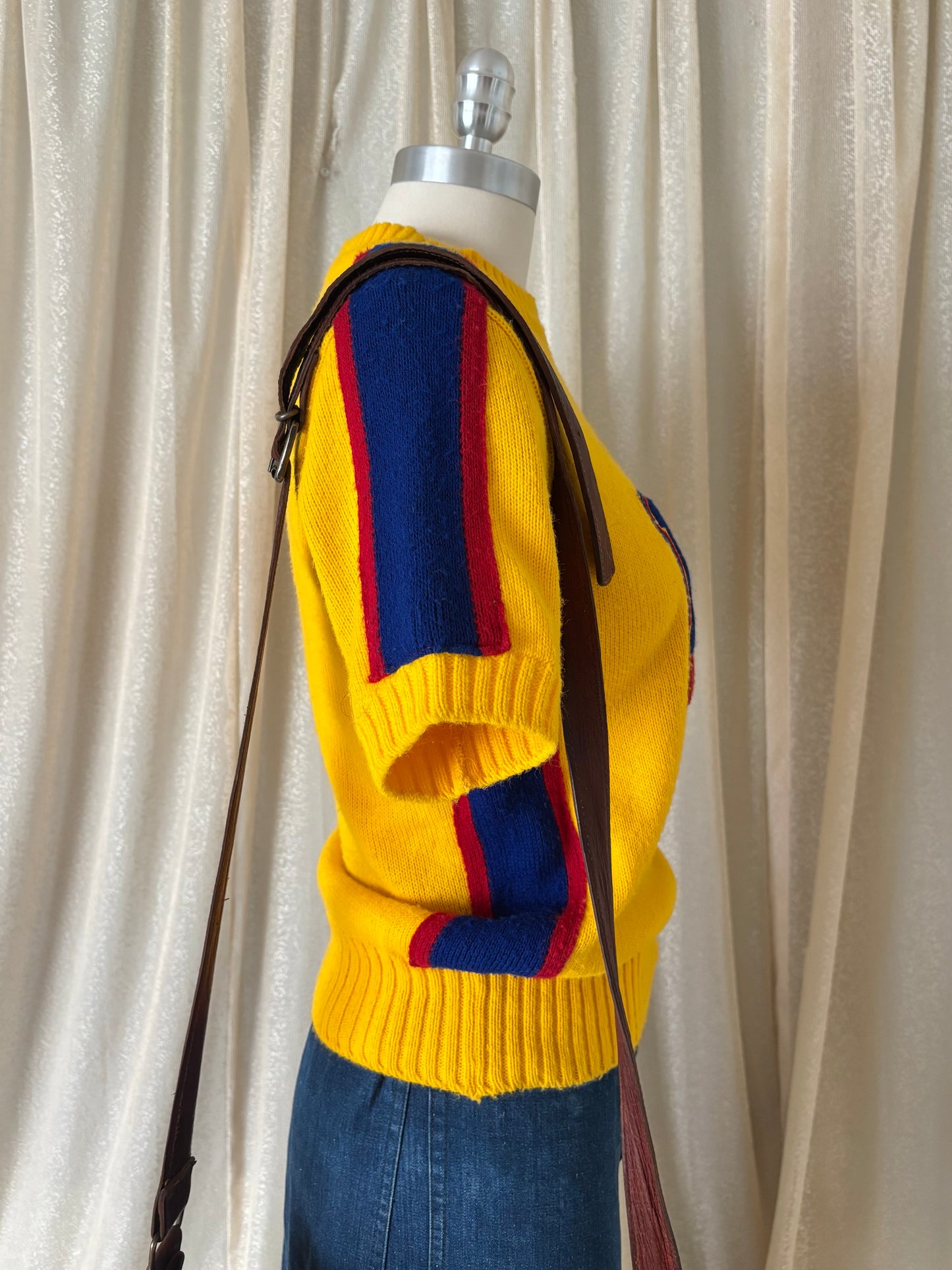 60s varsity cheerleader sweater