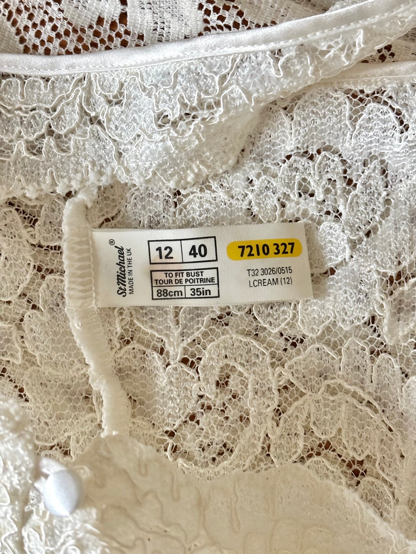 Vintage lace step-in