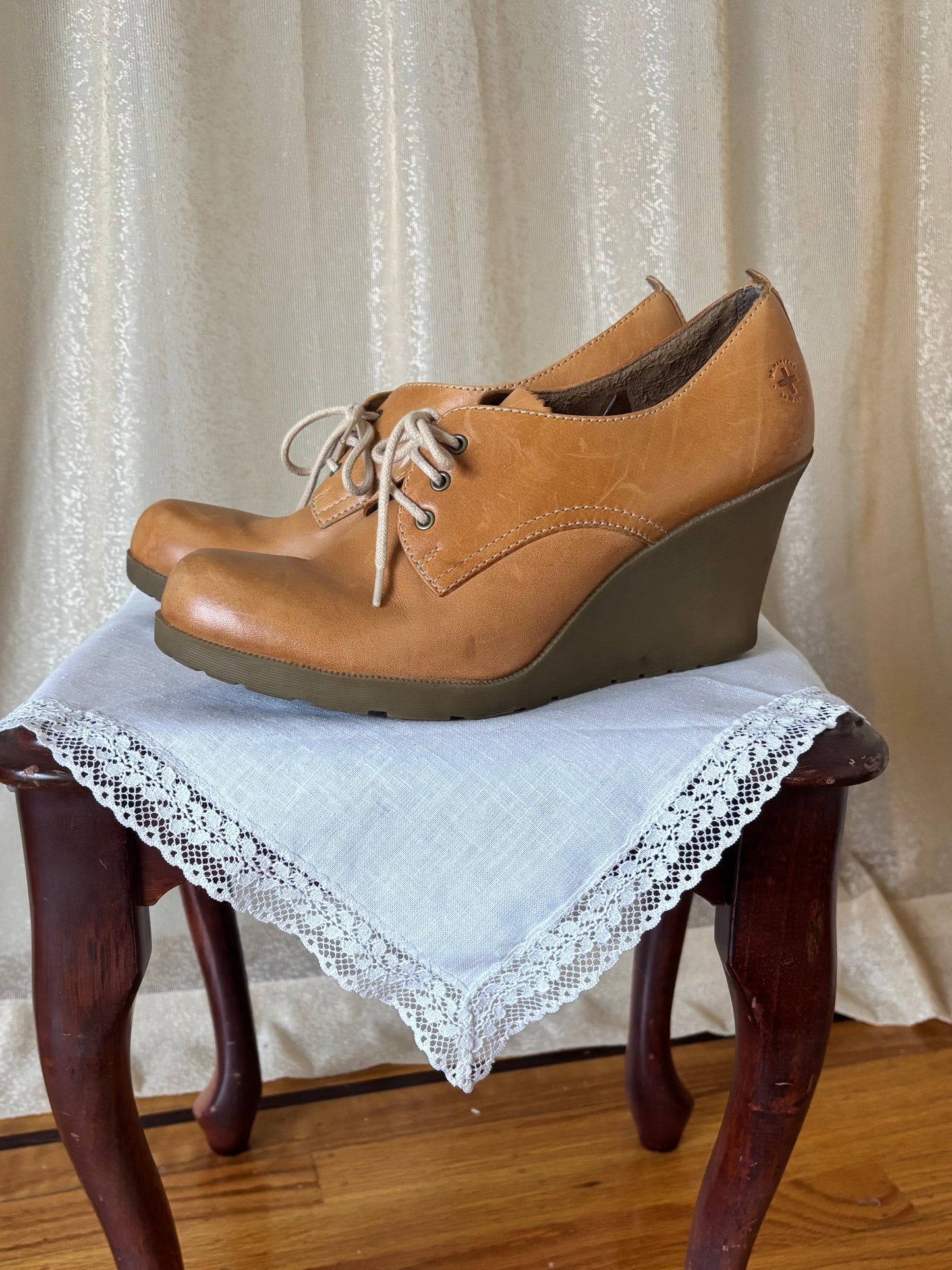 Vintage Dr. Martens wedge oxfords