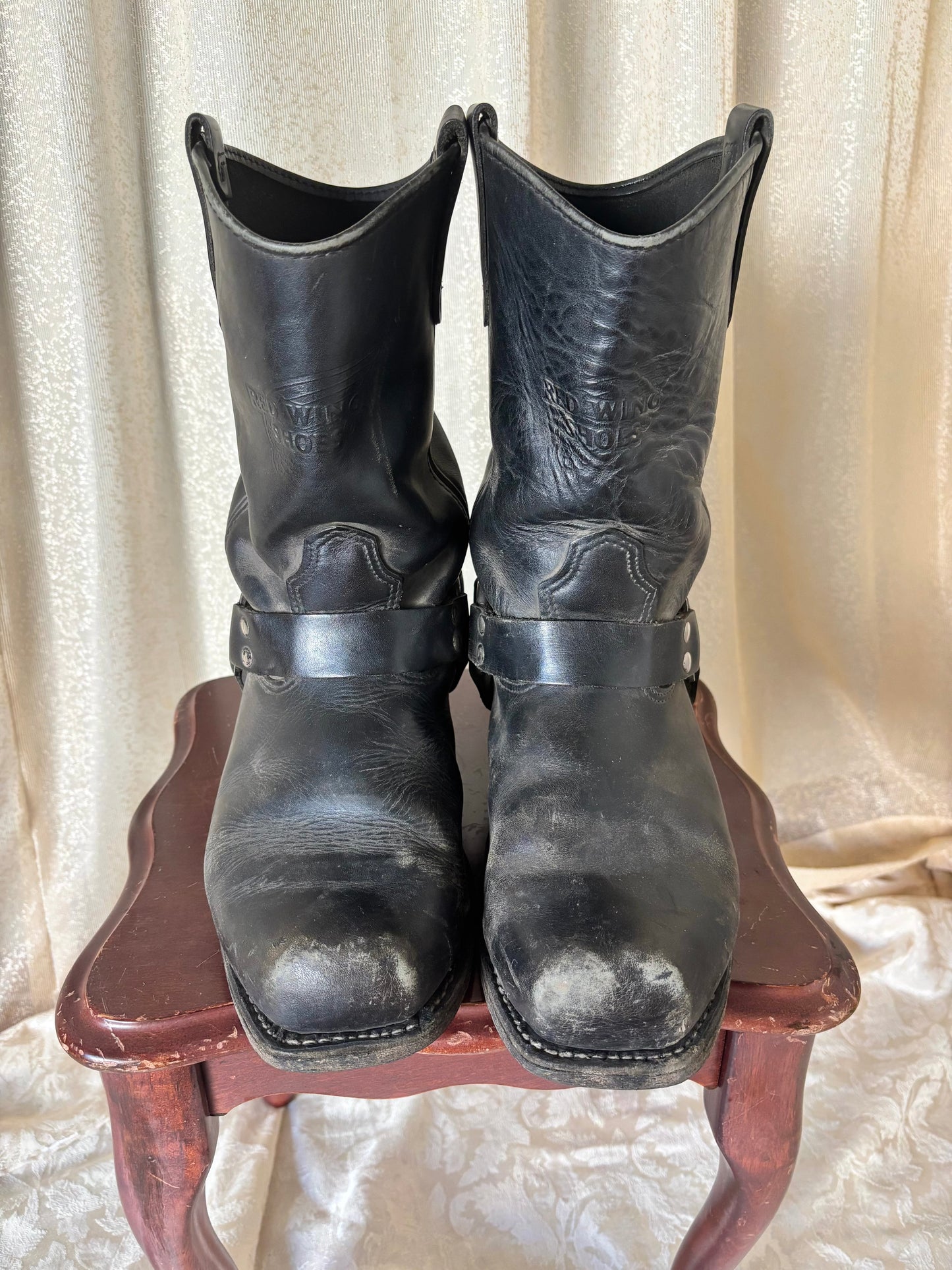 Vintage Red Wing 969 moto boots