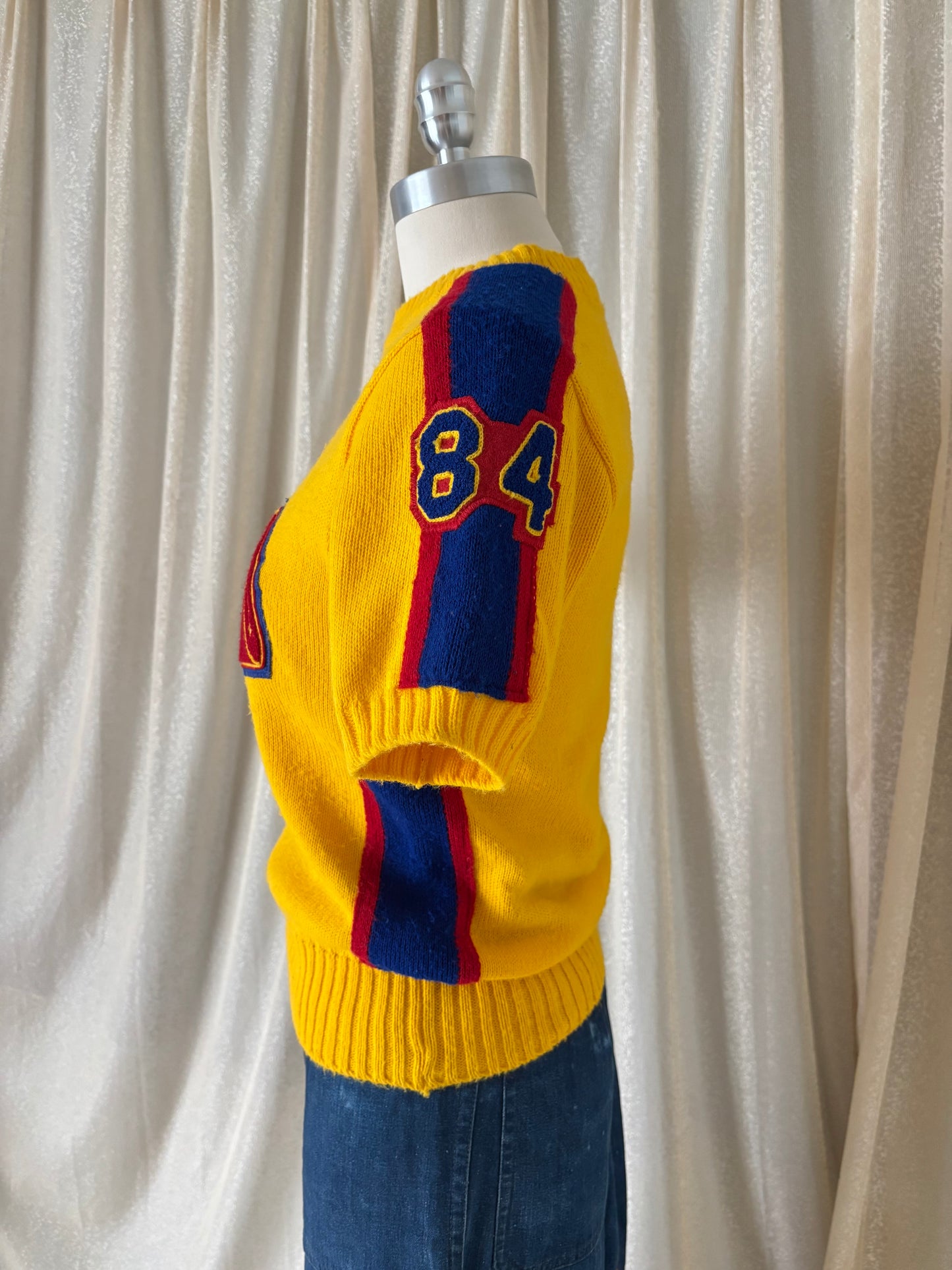 60s varsity cheerleader sweater