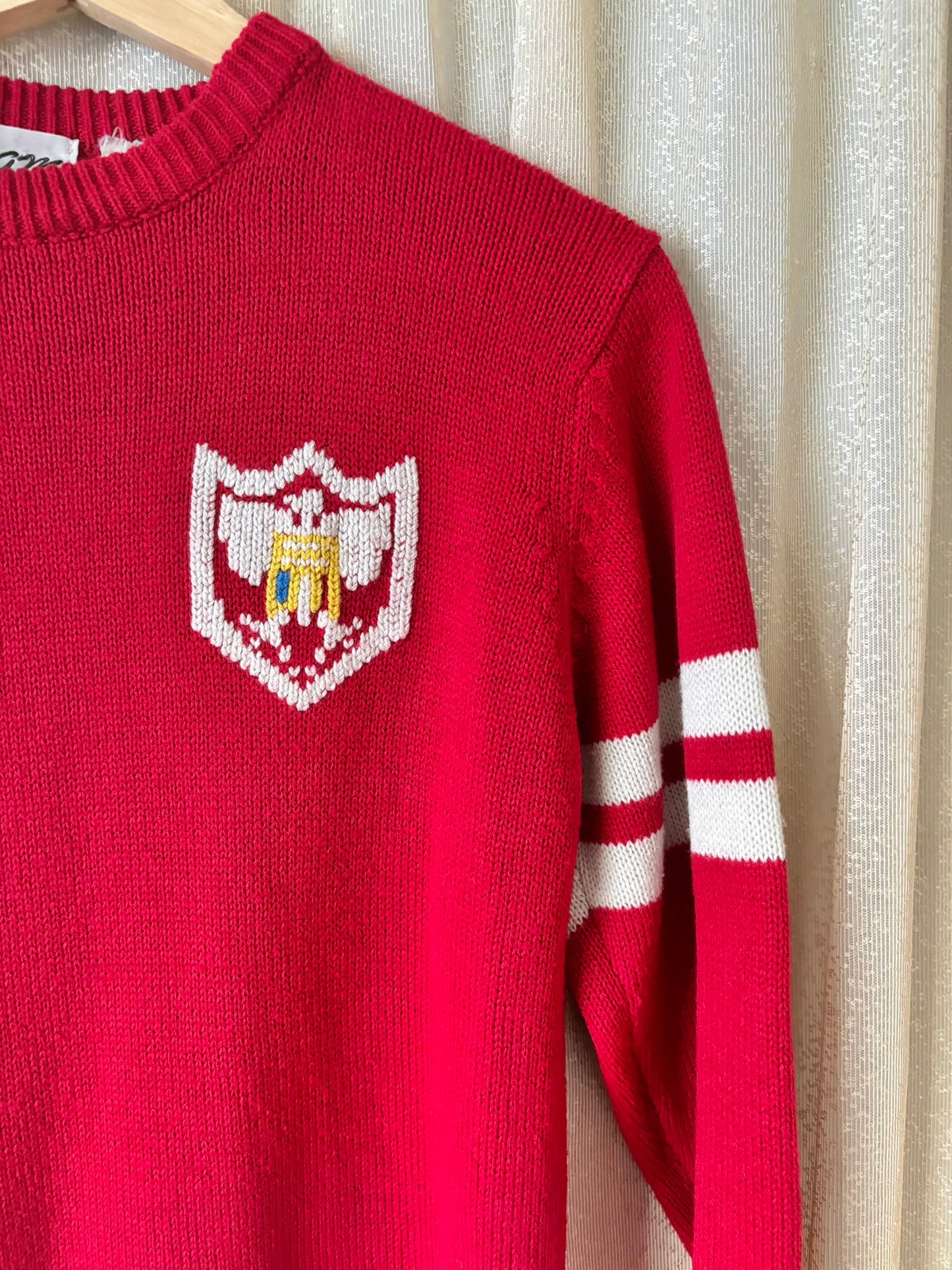 Vintage varsity knit dress