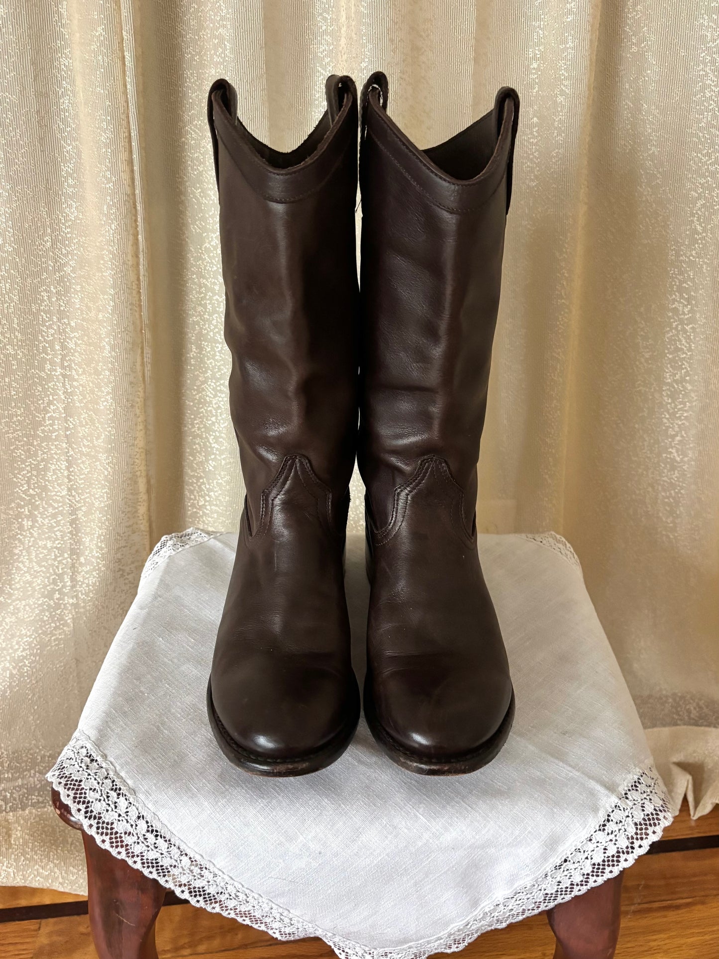 Sonora brown leather boots