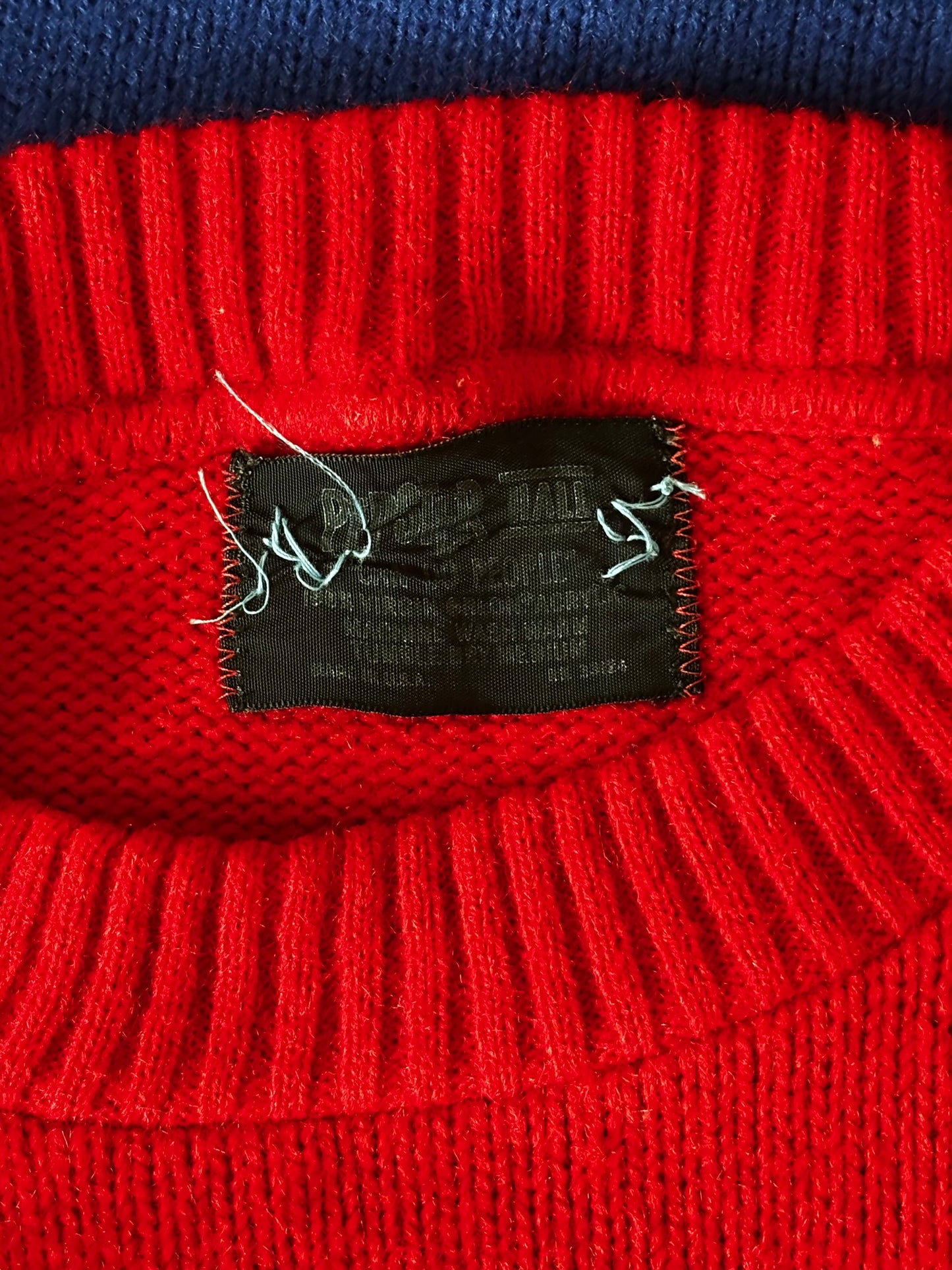 Vintage cheerleader mock neck sweater