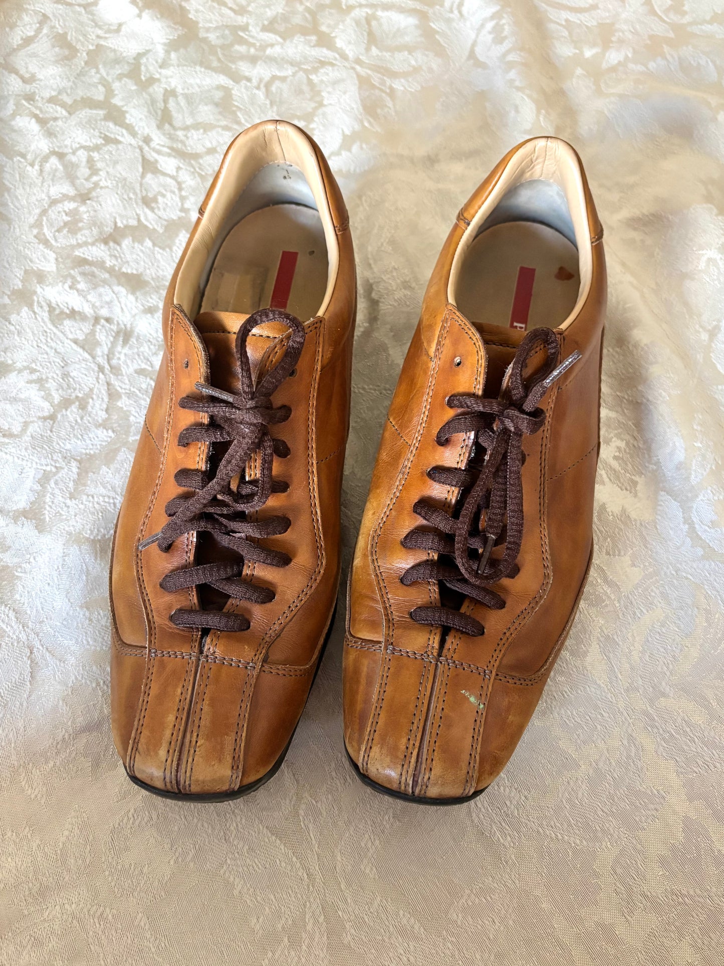 90s Prada leather sneakers