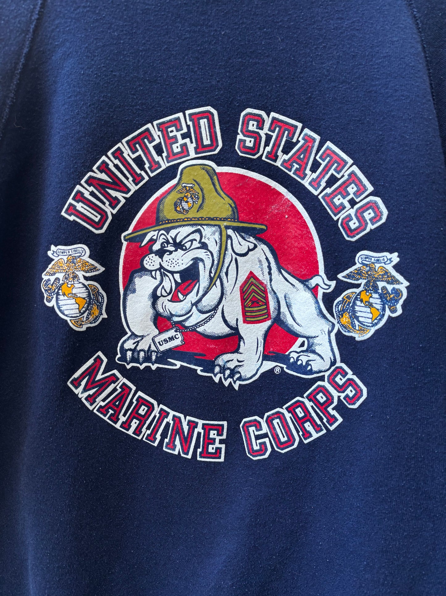 80s/90s USMC bulldog sweatshirt