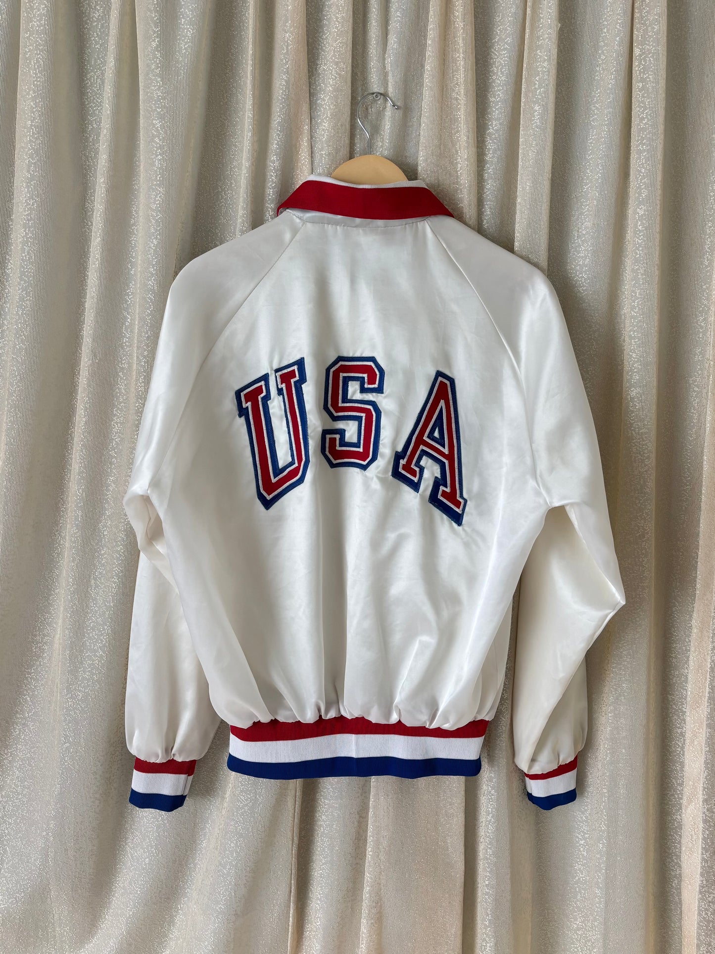 80s "Coke is it!" satin bomber jacket