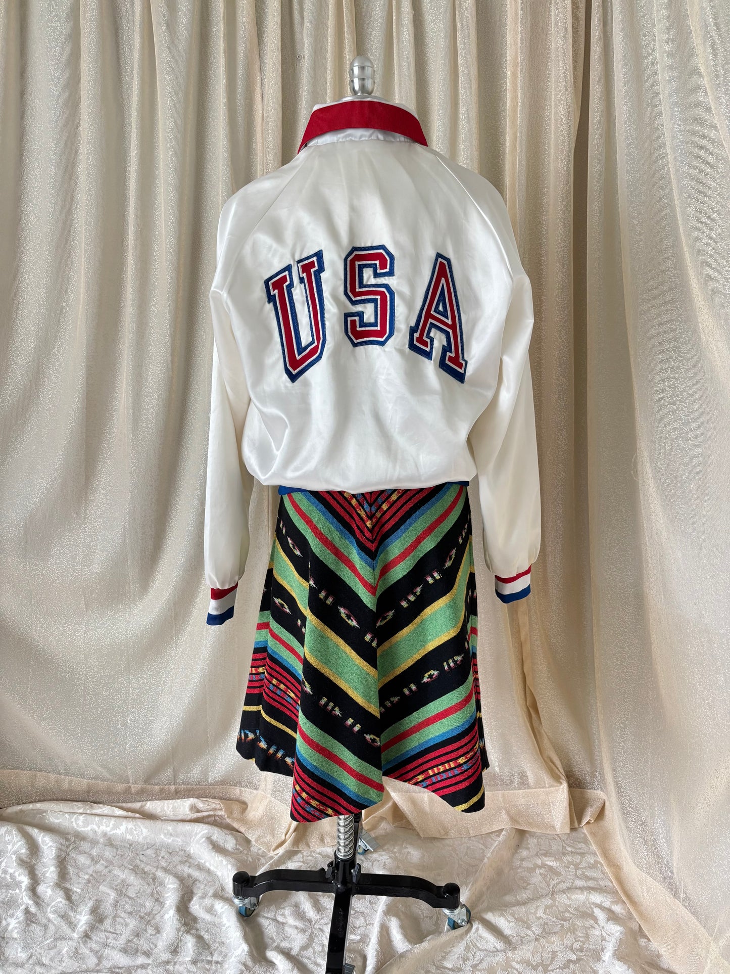 80s "Coke is it!" satin bomber jacket