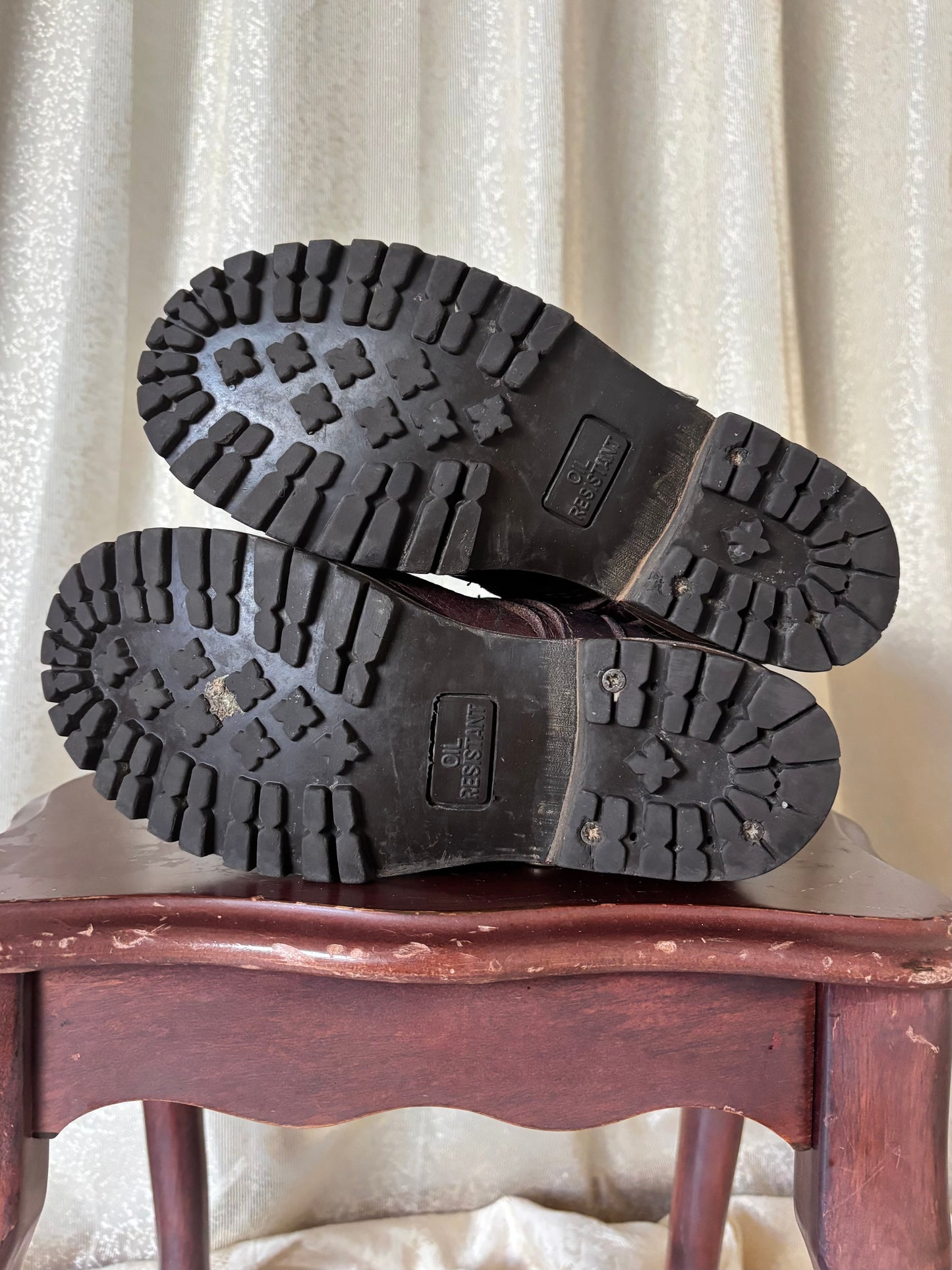 90s/00s Harley Davidson brown buckle combat boots