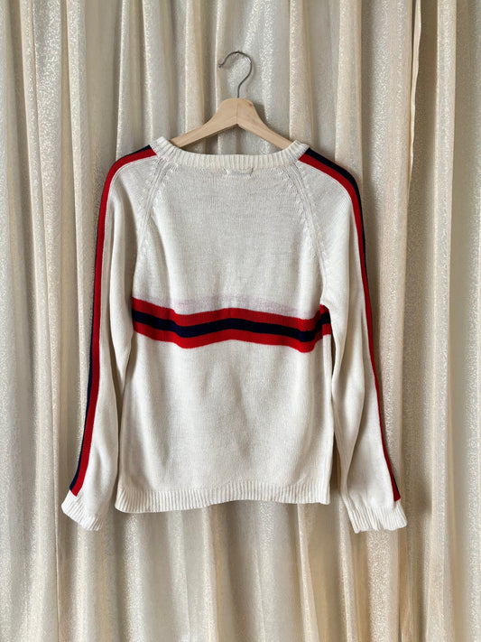 Vintage JCPenney acrylic striped sweater