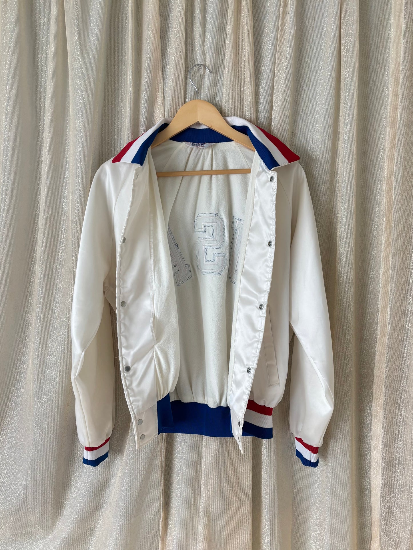 80s "Coke is it!" satin bomber jacket