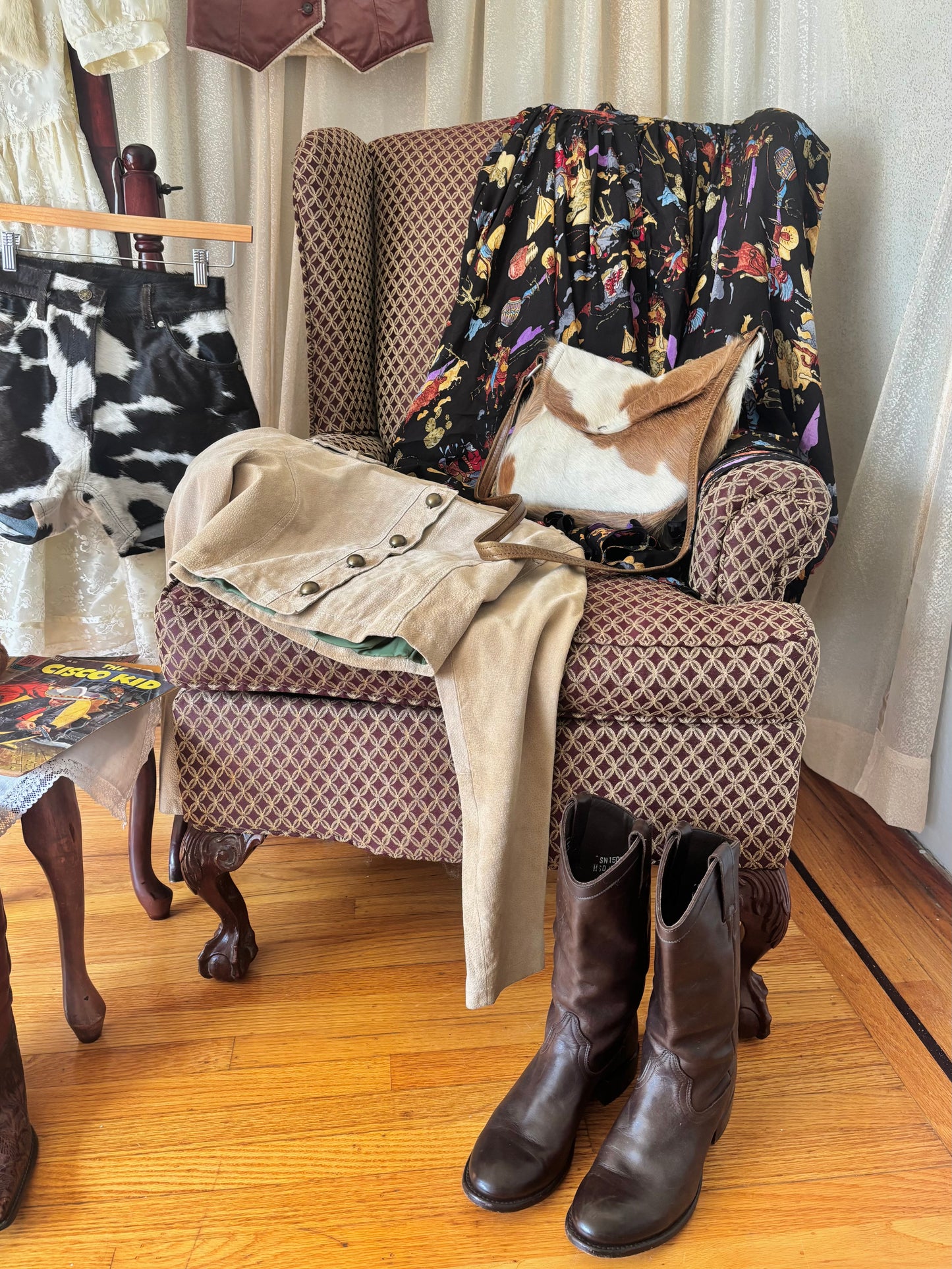 Sonora brown leather boots