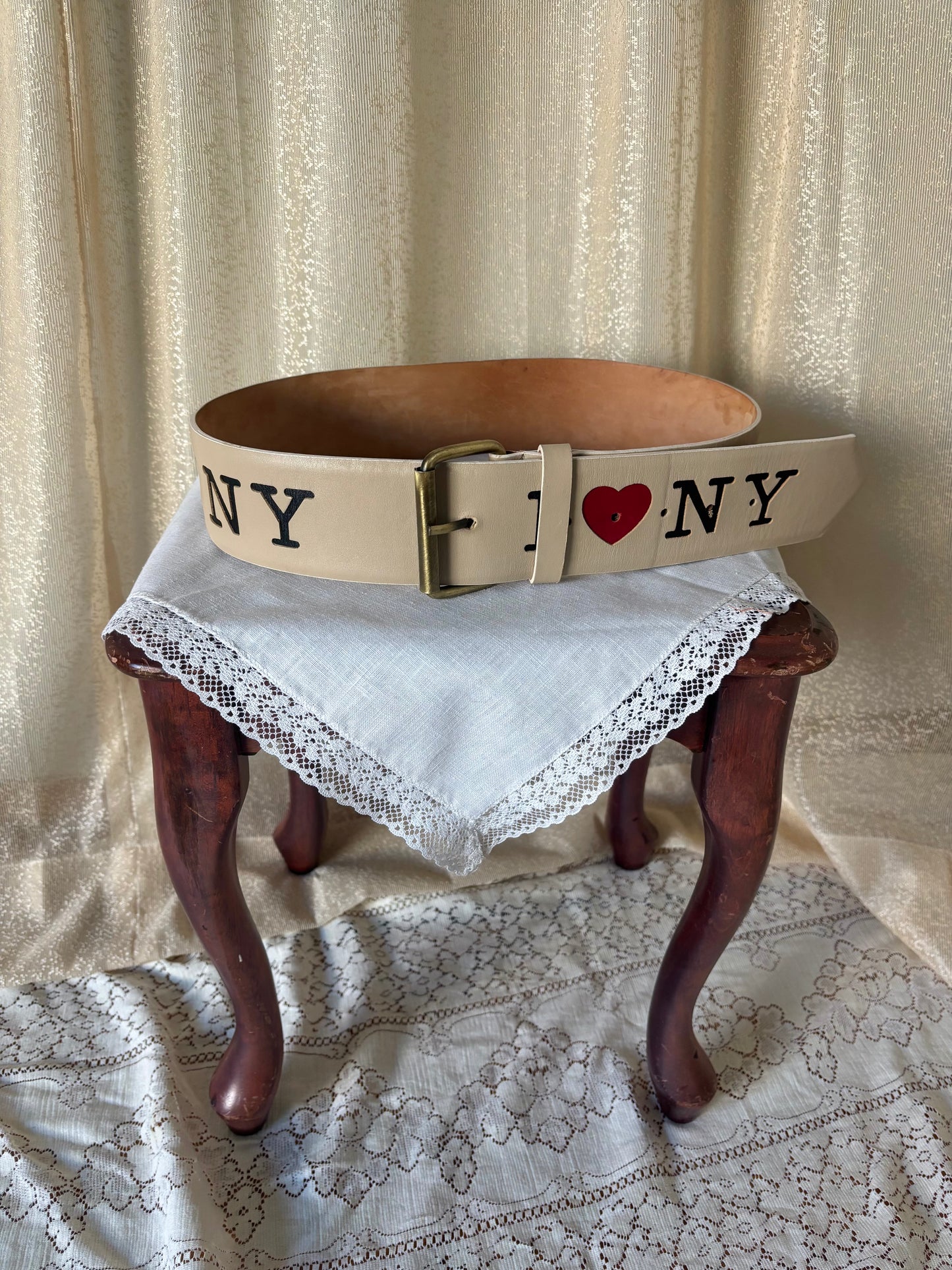 I <3 NY chunky belt