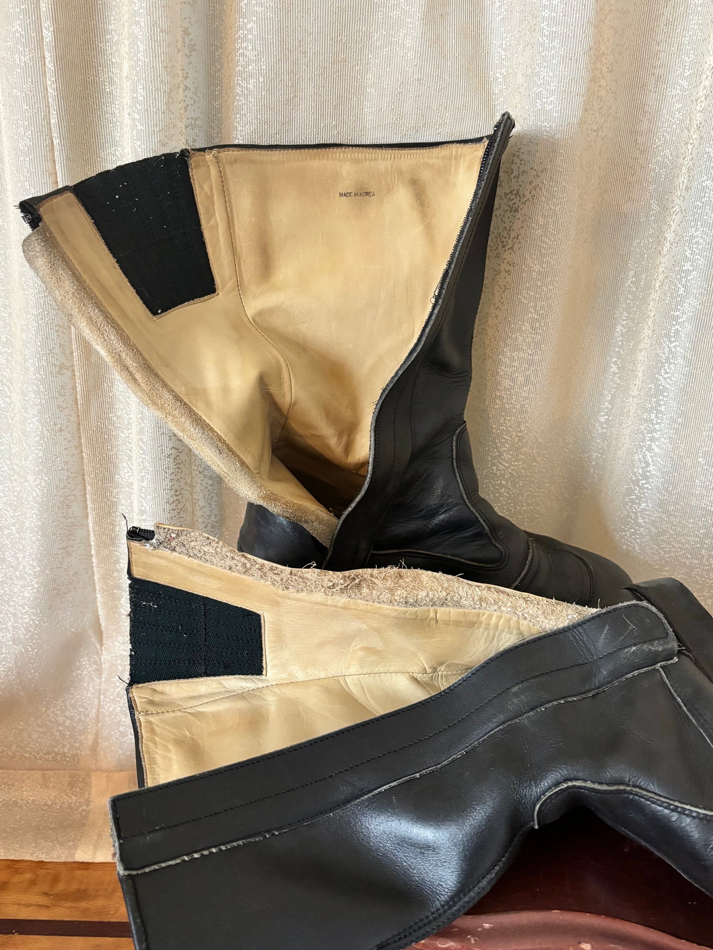 Fox leather motorcycle boots