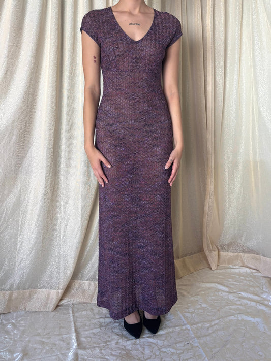 Missoni glitter maxi dress