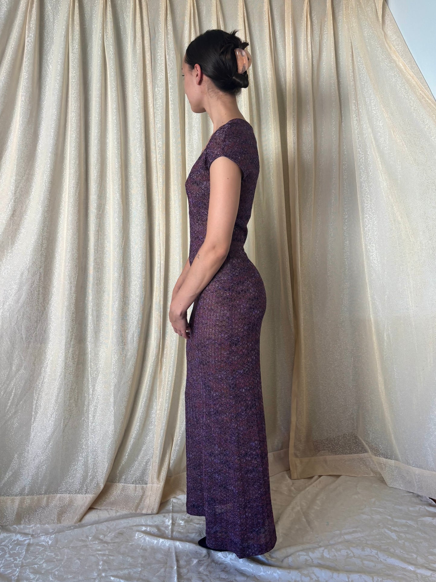 Missoni glitter maxi dress