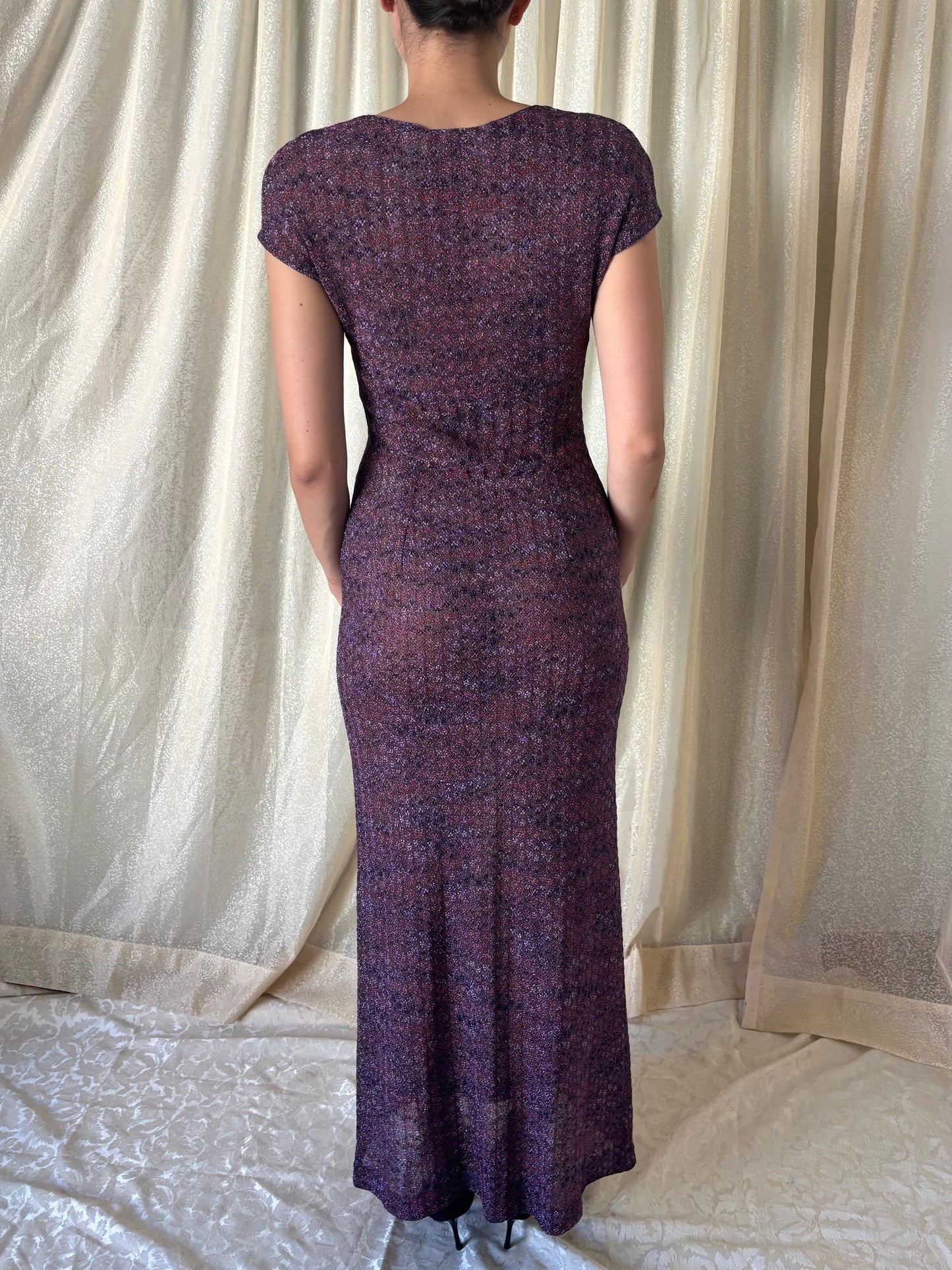 Missoni glitter maxi dress
