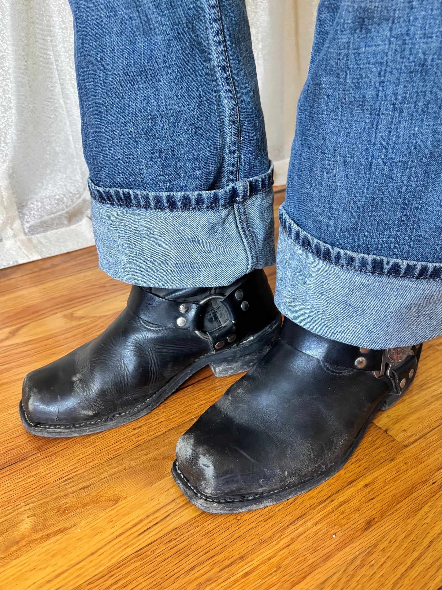 Vintage Red Wing 969 moto boots
