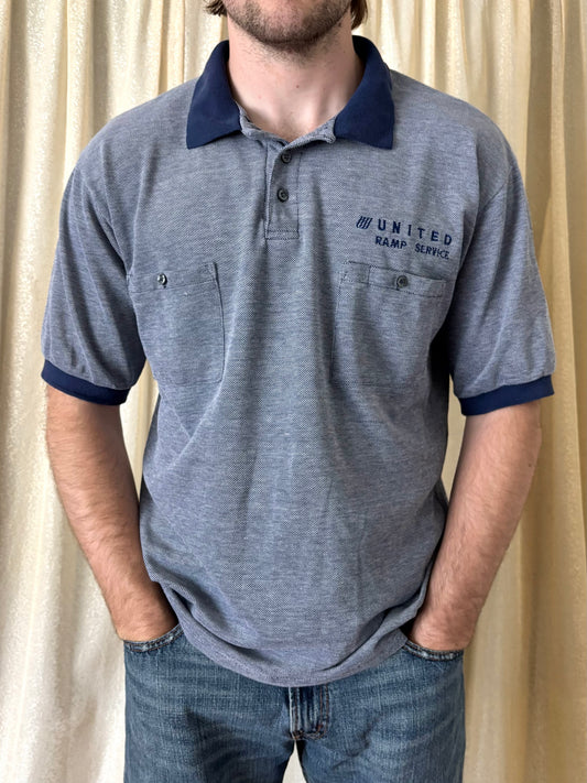 Vintage United Ramp Service polo