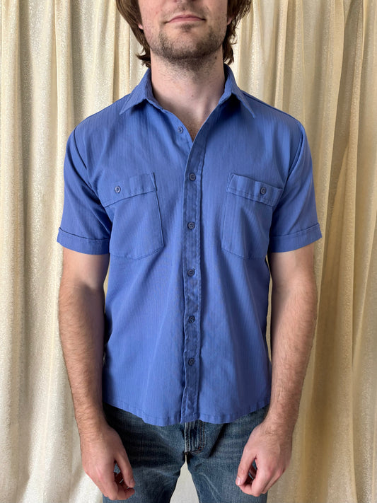 Vintage short-sleeved button-down