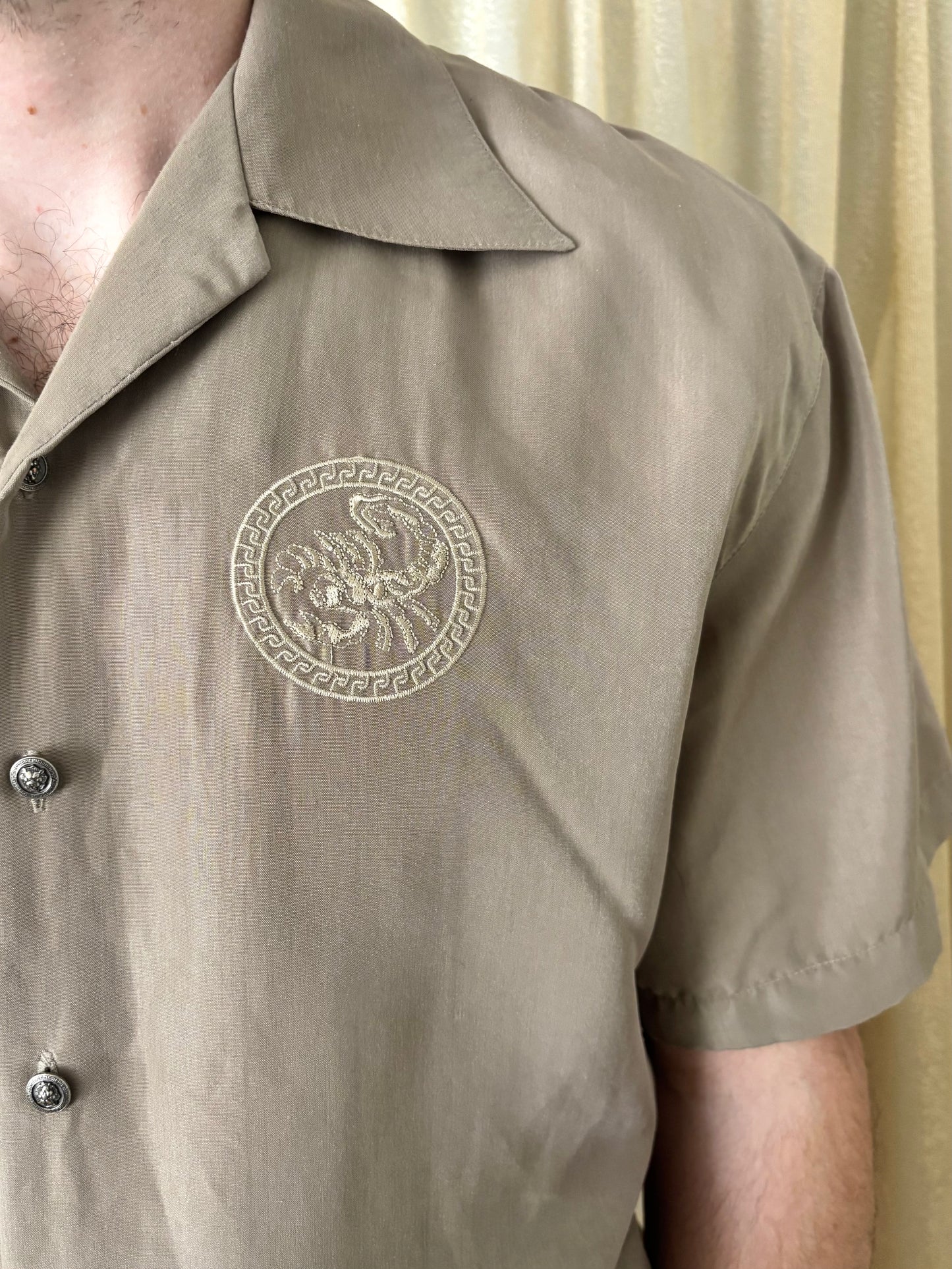 Western scorpion button-down