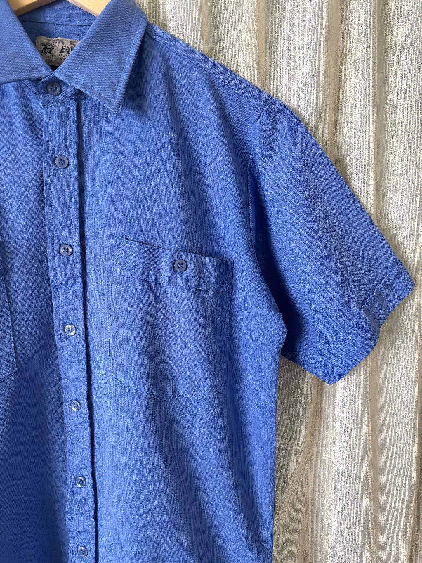 Vintage short-sleeved button-down