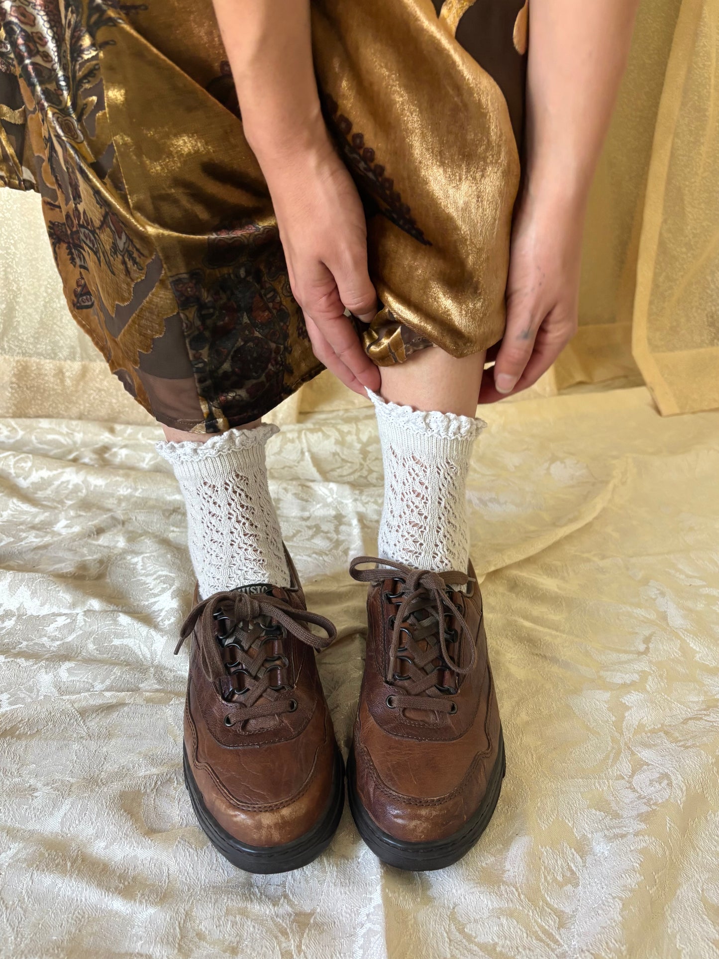 Mephisto leather sneakers