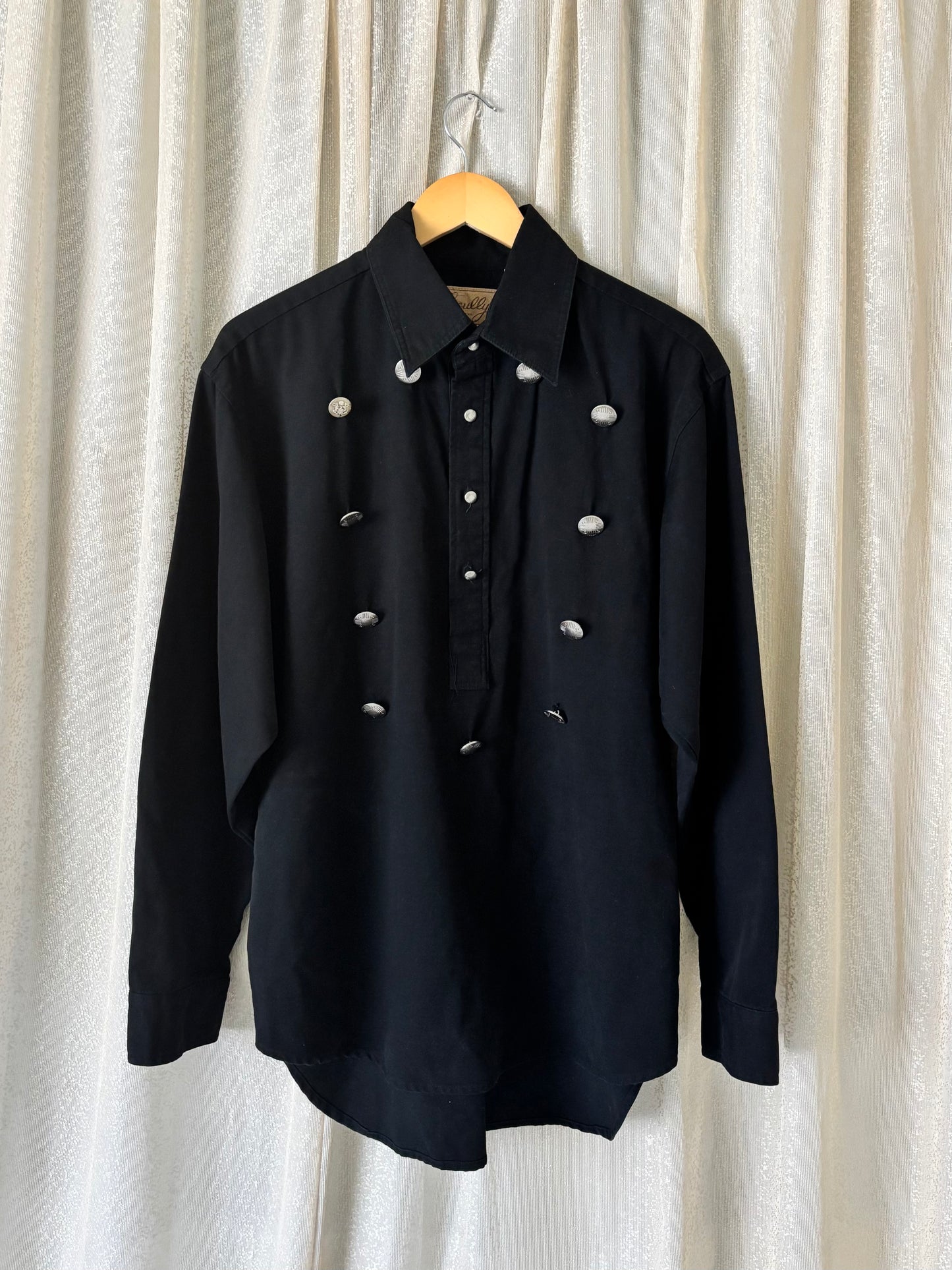 Sully cotton Western bib shirt